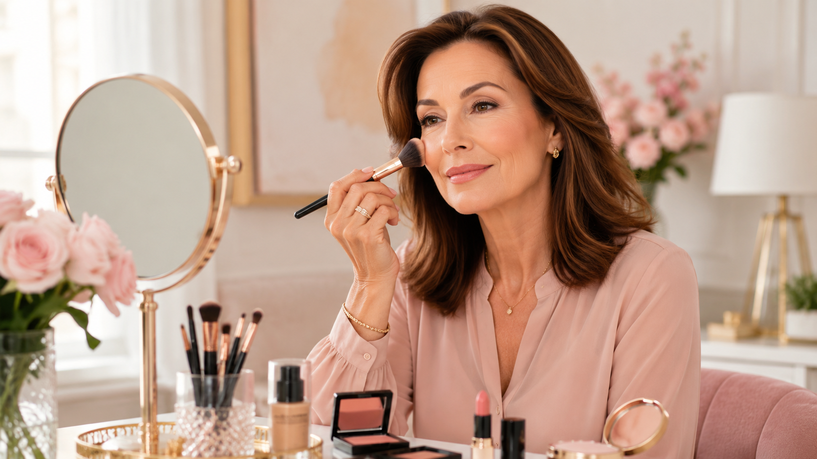 Makeup articles with makeup tips over 40