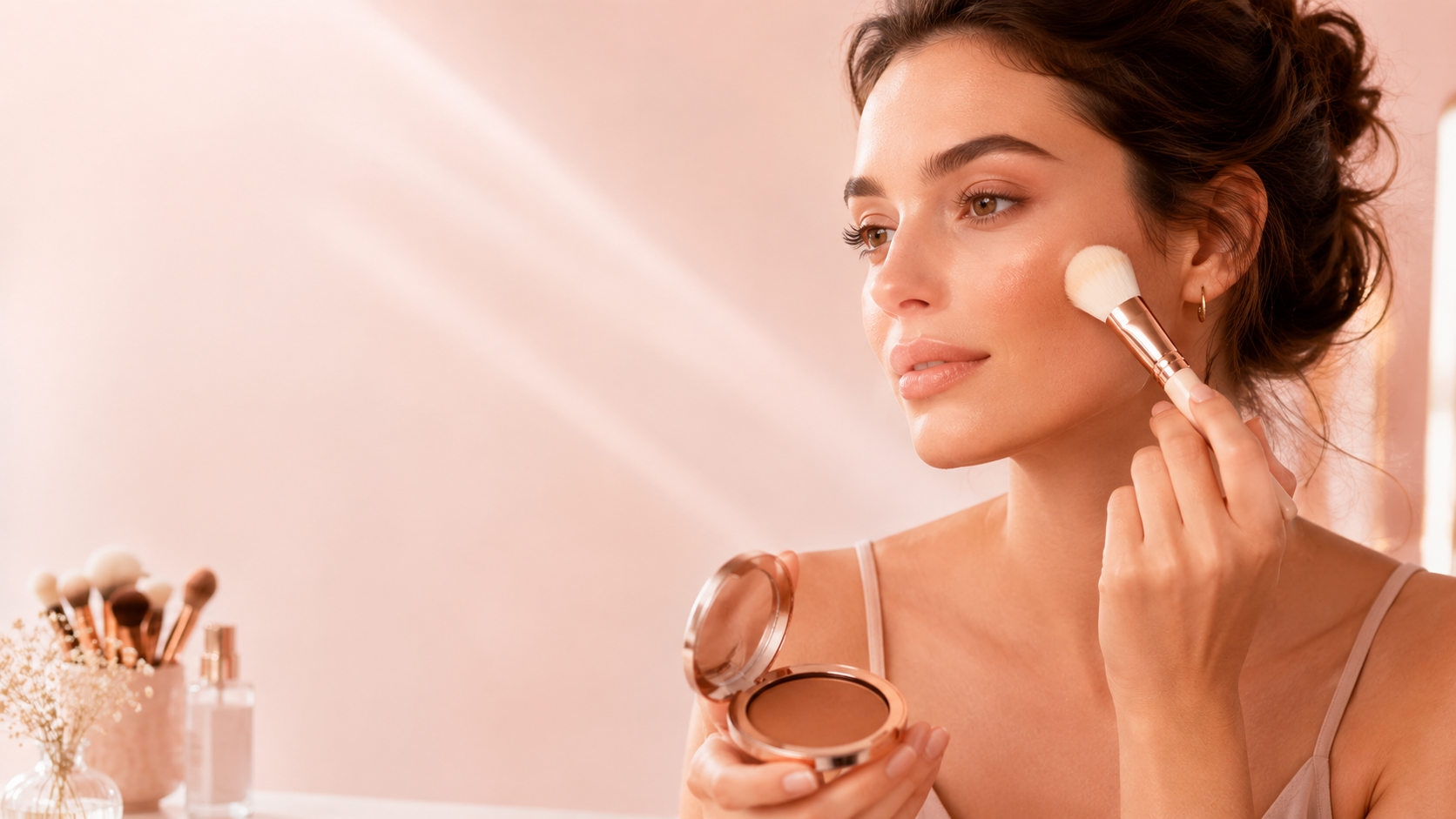 How to apply bronzer