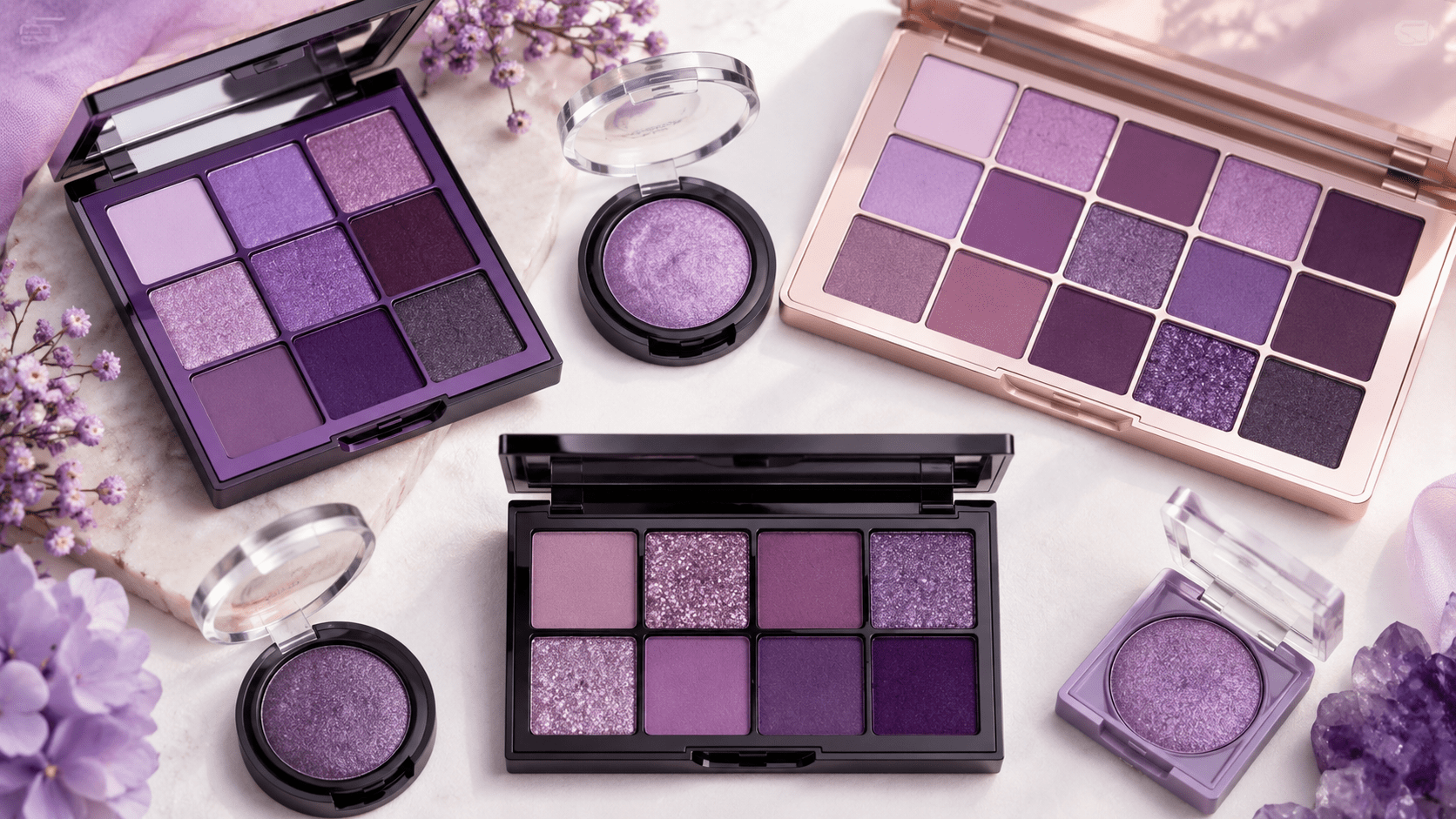 purple eyeshadow palettes for makeup over 50 tutorial
